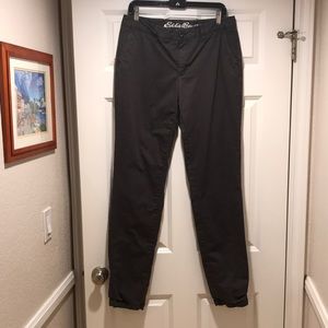 Eddie Bauer flannel lined pants …Charcoal Gray size 6T
